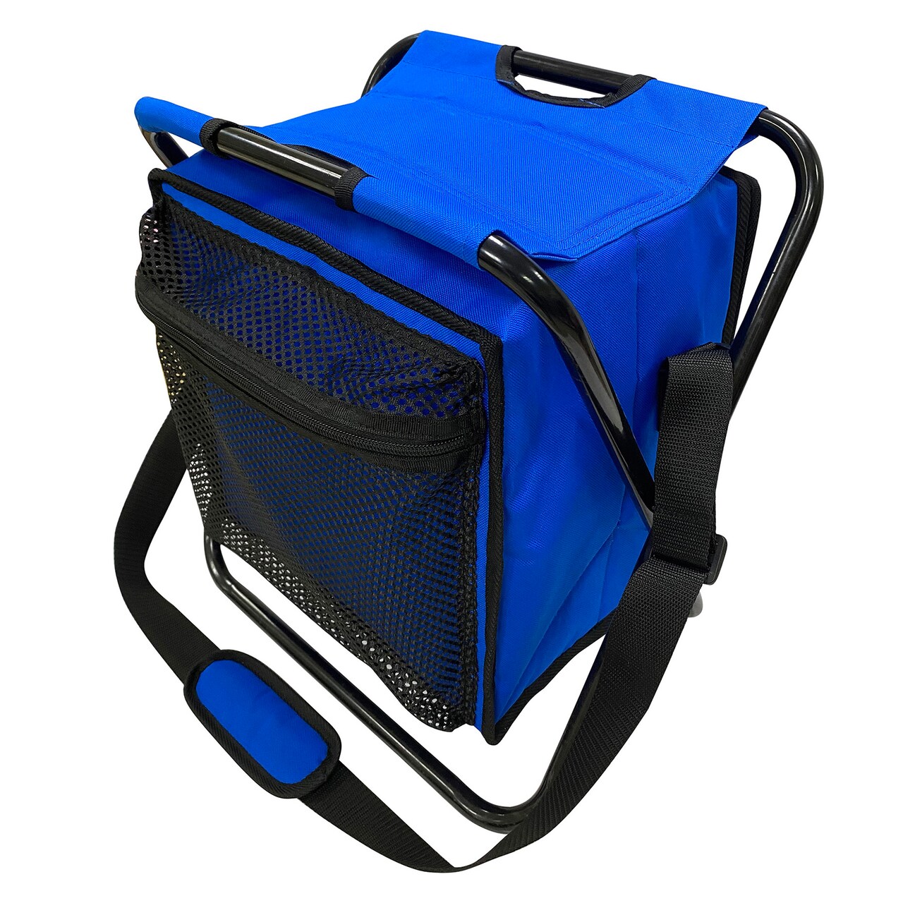 Chill Out! Frigi-Chair Cooler with Sport Seat in Blue, Soft Cooler with built in Sport Seat